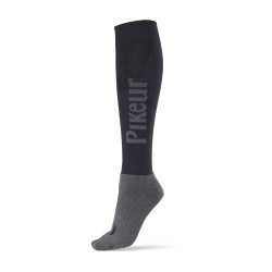 Chaussettes d'équitation Pikeur bicolores Gris Chaussettes d'équitation Pikeur bicolores Gris