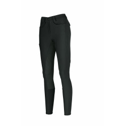 Pikeur Laure damesbroek full grip mid waist 3006 Donkergroen