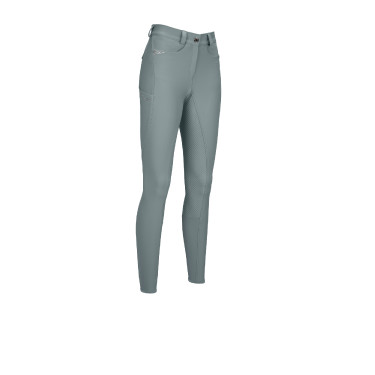 Pikeur Laure damesbroek full grip mid waist 3006 Jade Blauw