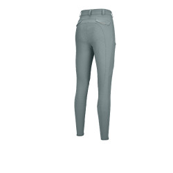 Pikeur Laure damesbroek full grip mid waist 3006 Jade Blauw