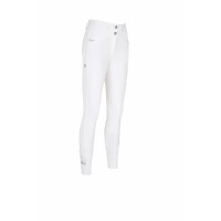 Pantalon Pikeur Laure faux fond de peau femme Blanc