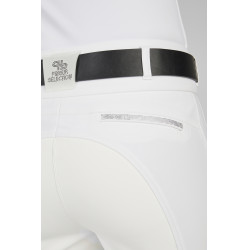 Pantalon Pikeur Laure faux fond de peau femme Blanc