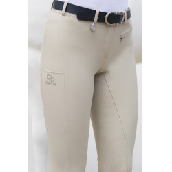 Pantalon Pikeur femme Vally full grip 6106 taille mi haute Crème vanille Beige