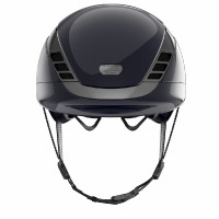 Abus Airluxe Chrome paardrijcap Glanzend nachtblauw Abus Airluxe Chrome paardrijcap Glanzend nachtblauw