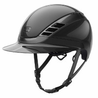 Casque d'équitation Abus Airluxe Chrome L.V Noir brillant Casque d'équitation Abus Airluxe Chrome L.V Noir brillant