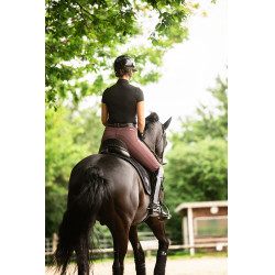 Paardrijcap Abus Airluxe Chroom L.V Glanzend zwart