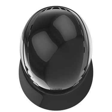 Casque d'équitation Abus Airluxe Chrome L.V Noir brillant