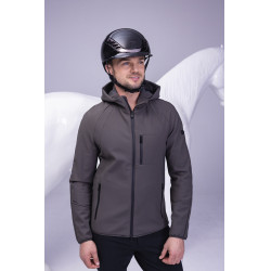 Casque d'équitation Abus Airluxe Chrome L.V Noir brillant