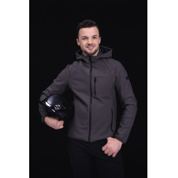 Paardrijcap Abus Airluxe Chroom L.V Glanzend zwart