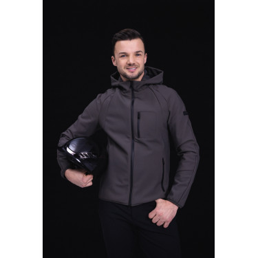 Paardrijcap Abus Airluxe Chroom L.V Glanzend zwart