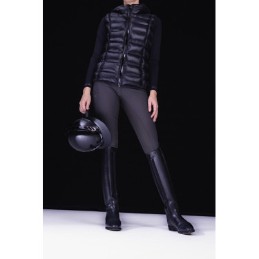 Casque d'équitation Abus Airluxe Chrome L.V Noir brillant