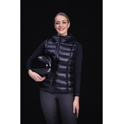 Paardrijcap Abus Airluxe Chroom L.V Glanzend zwart