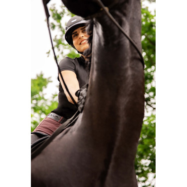 Abus Airluxe Supreme paardrijcap Zwart Abus Airluxe Supreme paardrijcap Zwart