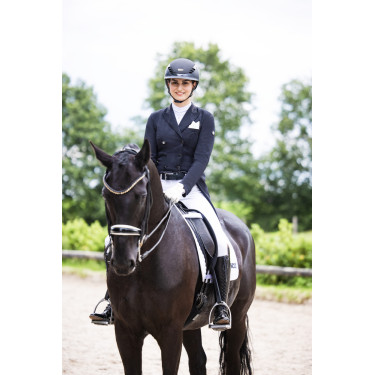 Abus Airluxe Supreme paardrijcap Zwart Abus Airluxe Supreme paardrijcap Zwart