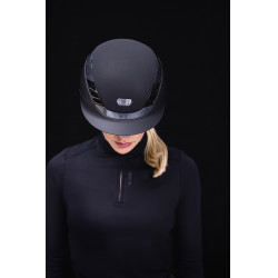 Abus Airluxe Supreme paardrijcap Zwart Abus Airluxe Supreme paardrijcap Zwart