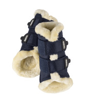 Guêtres Eskadron faux mouton Marine foncé