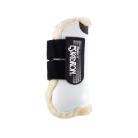 Guêtres Eskadron Flexisoft antérieur fausse fourrure Blanc Guêtres Eskadron Flexisoft antérieur fausse fourrure Blanc