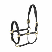 Lederen halster Eskadron Elegance Zwart