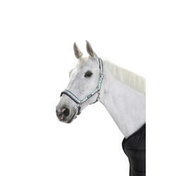 Halster Eskadron gesp IJs / wit / steen Blauw Halster Eskadron gesp IJs / wit / steen Blauw