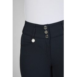 Pantalon Pikeur Candela faux fond de peau femme taille haute 1808 Ombre sombre Pantalon Pikeur Candela faux fond de peau femme taille haute 1808 Ombre sombre