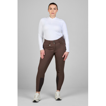 Pantalon Pikeur Candela full grip femme Ganzbesatz Truffe Marron