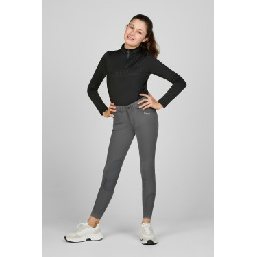 Pantalon Pikeur enfant Brooklyn grip genoux Gris clair Pantalon Pikeur enfant Brooklyn grip genoux Gris clair