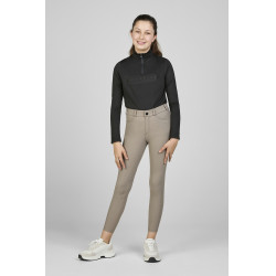 Kinderbroek Pikeur New Braddy full grip 9805 middelhoge taille Zandstorm Bruin