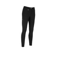 Pantalon Pikeur femme New Lugana faux fond de peau 0908 taille mi haute Noir