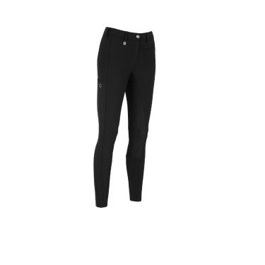 Pantalon Pikeur femme New Lugana faux fond de peau 0908 taille mi haute Noir