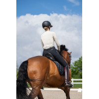 Pikeur damesbroek New Lugana kunstlederen zitvlak 0908 middelhoge taille Zwart