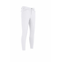 Pikeur herenbroek Rossini kunstlederen zitvlak 7508 middelhoge taille Wit Pikeur herenbroek Rossini kunstlederen zitvlak 7508 middelhoge taille Wit