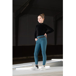 Pikeur Lilith meisjesbroek full grip hoge taille 9105 Diepe oceaan Blauw