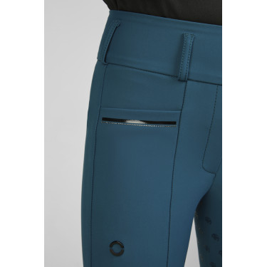 Pikeur Lilith meisjesbroek full grip hoge taille 9105 Diepe oceaan Blauw