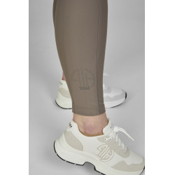 Amia-broek 6805 Pikeur kniestukken grip midhoge taille dames Taupe Bruin