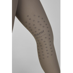 Amia-broek 6805 Pikeur kniestukken grip midhoge taille dames Taupe Bruin