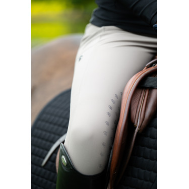 Pantalon Amia 6805 Pikeur grip genoux taille mi haute femme Taupe Marron