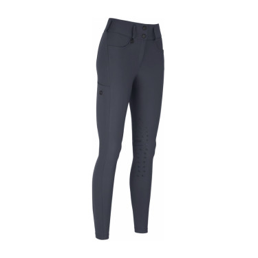 Pantalon Amia 6805 Pikeur grip genoux taille mi haute femme Ombre sombre Gris