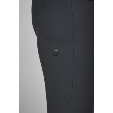 Pantalon Amia 6805 Pikeur grip genoux taille mi haute femme Ombre sombre Gris