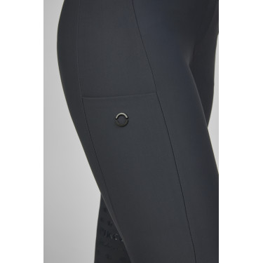 Pantalon Amia 6805 Pikeur grip genoux taille mi haute femme Ombre sombre Gris