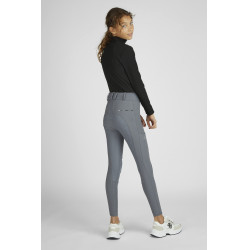 Pantalon Pikeur taille mi haute fille full grip 9306 Gris clair Pantalon Pikeur taille mi haute fille full grip 9306 Gris clair