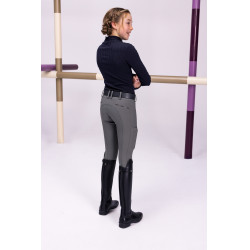 Pantalon Pikeur taille mi haute fille full grip 9306 Gris clair Pantalon Pikeur taille mi haute fille full grip 9306 Gris clair
