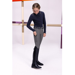 Pantalon Pikeur taille mi haute fille full grip 9306 Gris clair Pantalon Pikeur taille mi haute fille full grip 9306 Gris clair
