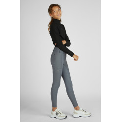 Pantalon Pikeur taille mi haute fille full grip 9306 Gris clair Pantalon Pikeur taille mi haute fille full grip 9306 Gris clair