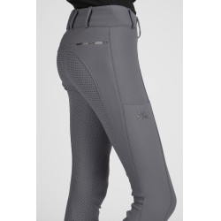 Pantalon Pikeur taille mi haute fille full grip 9306 Gris clair Pantalon Pikeur taille mi haute fille full grip 9306 Gris clair