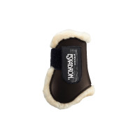 Eskadron kogelbeschermers imitatiebont Compact achterbenen Donkerbruin Eskadron kogelbeschermers imitatiebont Compact achterbenen Donkerbruin