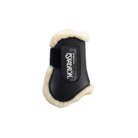 Protège-boulets Eskadron fausse fourrure Compact postérieurs Noir