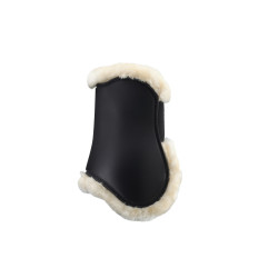 Eskadron kogelbeschermers imitatiebont Compact achterbenen Zwart Eskadron kogelbeschermers imitatiebont Compact achterbenen Zwart