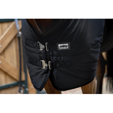 Onderdeken Eskadron Thermo Katoen 240g hoge hals Zwart