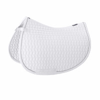 Tapis de selle Eskadron Coton Argent Blanc