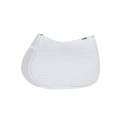 Tapis de selle Eskadron Coton Argent Blanc